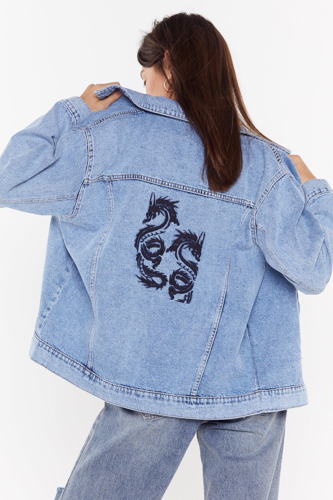 Drago denim outlet jacket